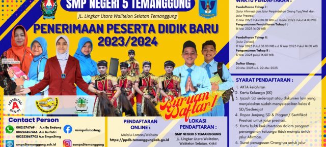 PPDB SMPN 5 TMG 2023/2024